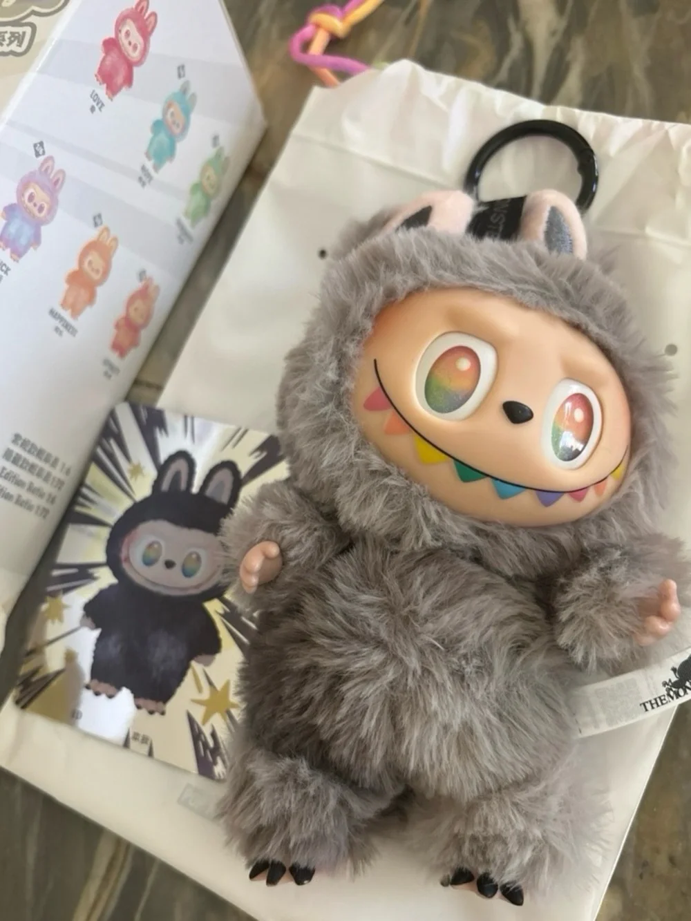 POP MART Big into Energy SECRET Monster Labubu ID dust Bag, box, confirmed NEW ! - Picture 6 of 6